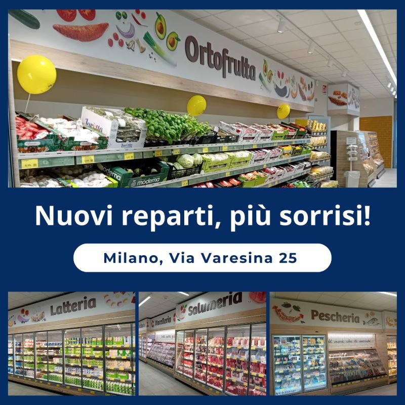 Riapre lo store iN’s di Via Varesina a Milano con reparti rinnovati e più assortimento
