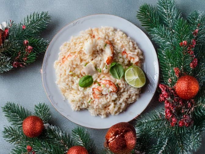 Risotto gamberoni e lime