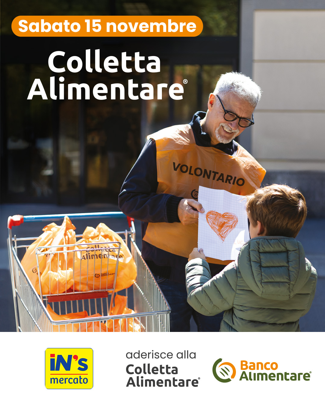 IN’s al fianco di Banco Alimentare per la Giornata Nazionale della Colletta Alimentare