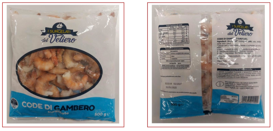 Richiamo code gamberi