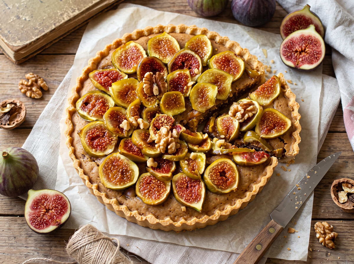 crostata fichi e noci